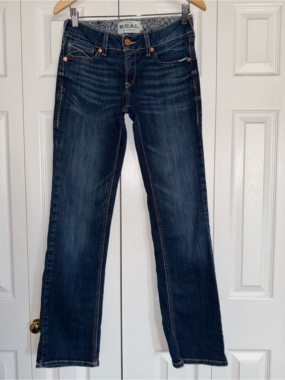 Ariat  real  denim mid rise bootcut Jean size 29R/L32/1/2